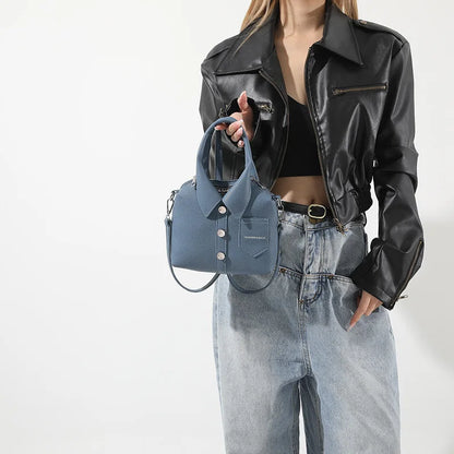 Square Compact Shoulder & Crossbody Bag | Unique Design High Quality Handbag for Women (Designer Style Bolso)