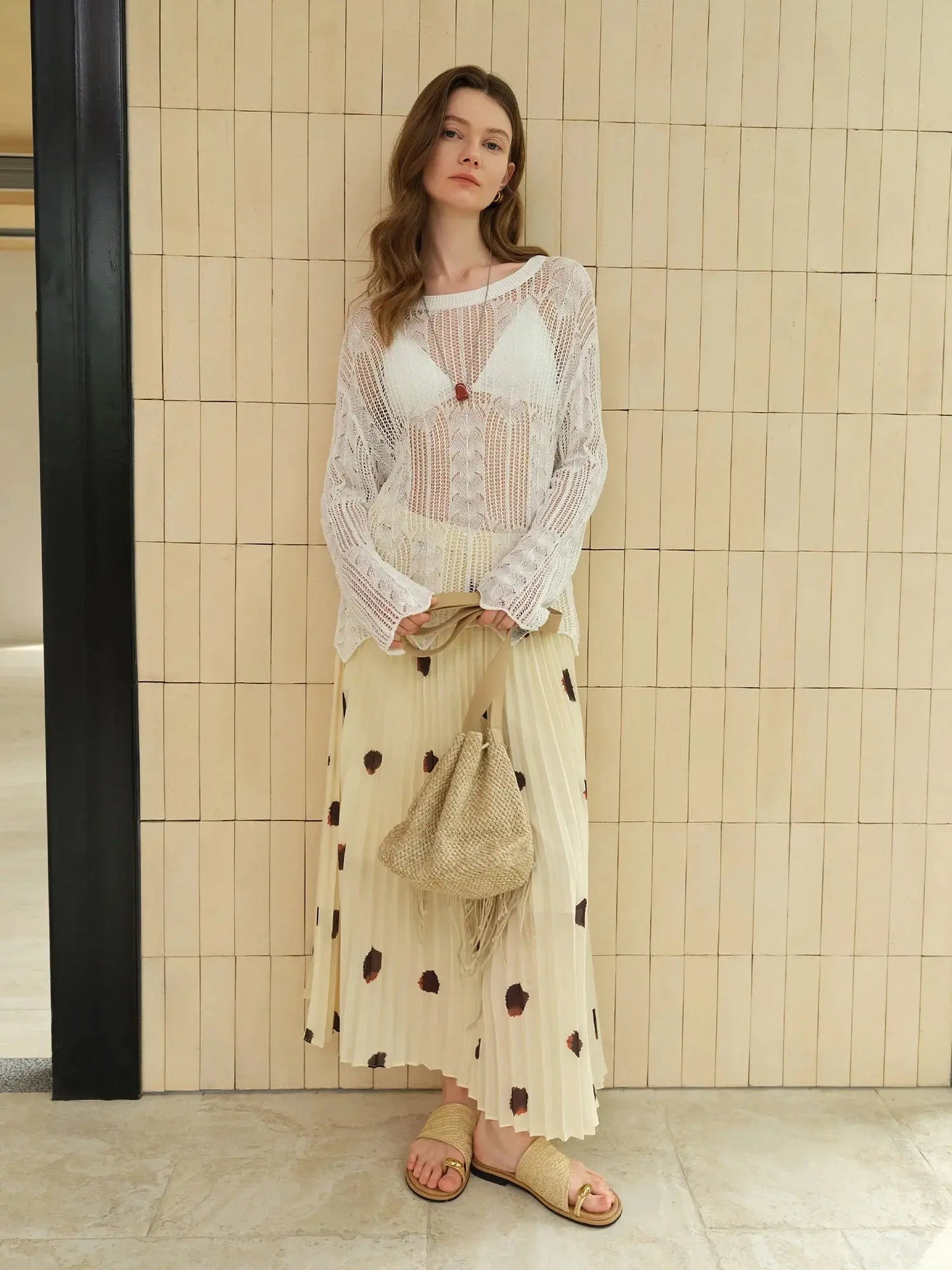 Vintage Inspired Women's Knit Top