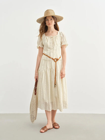 Women's Bubble Knit Top and Skirt Set