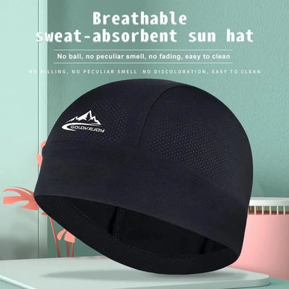 Breathable Cooling Skull Cap — Quick-Dry Cycling & Sports Helmet Liner