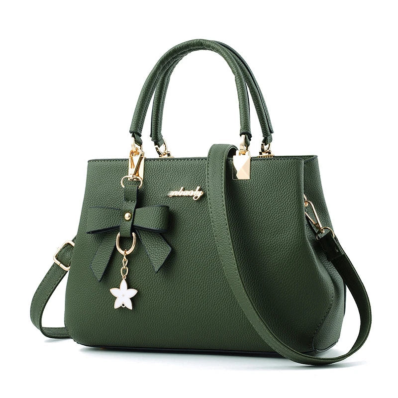 Flower Pendant Crossbody Handbag