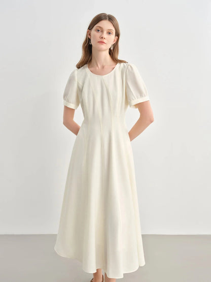 Plus Size A-Line Dress Slimming Waist-Defined Summer Vest