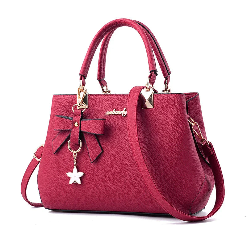 Flower Pendant Crossbody Handbag