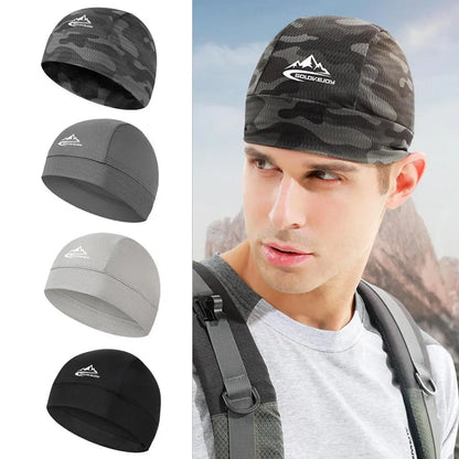 Breathable Cooling Skull Cap — Quick-Dry Cycling & Sports Helmet Liner