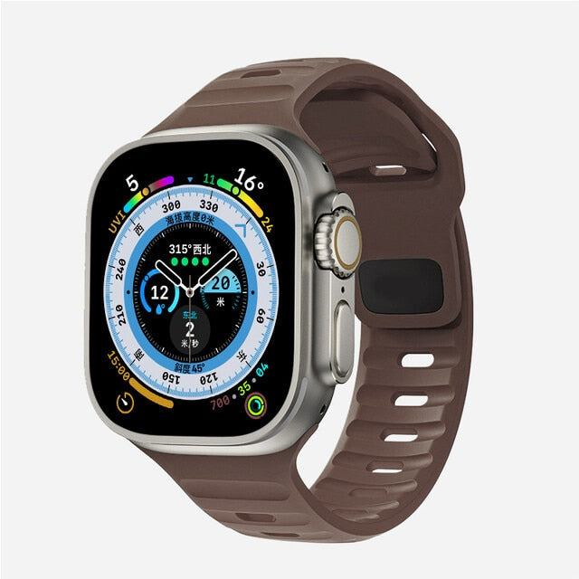 Silicone Sport Apple Watch Band Series 11/10/9/8/7/6/5/4/ SE / Ultra 1/2/3