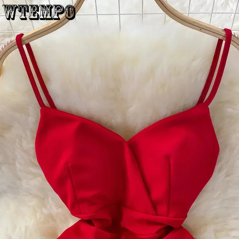 Lady In Red Mini Dress