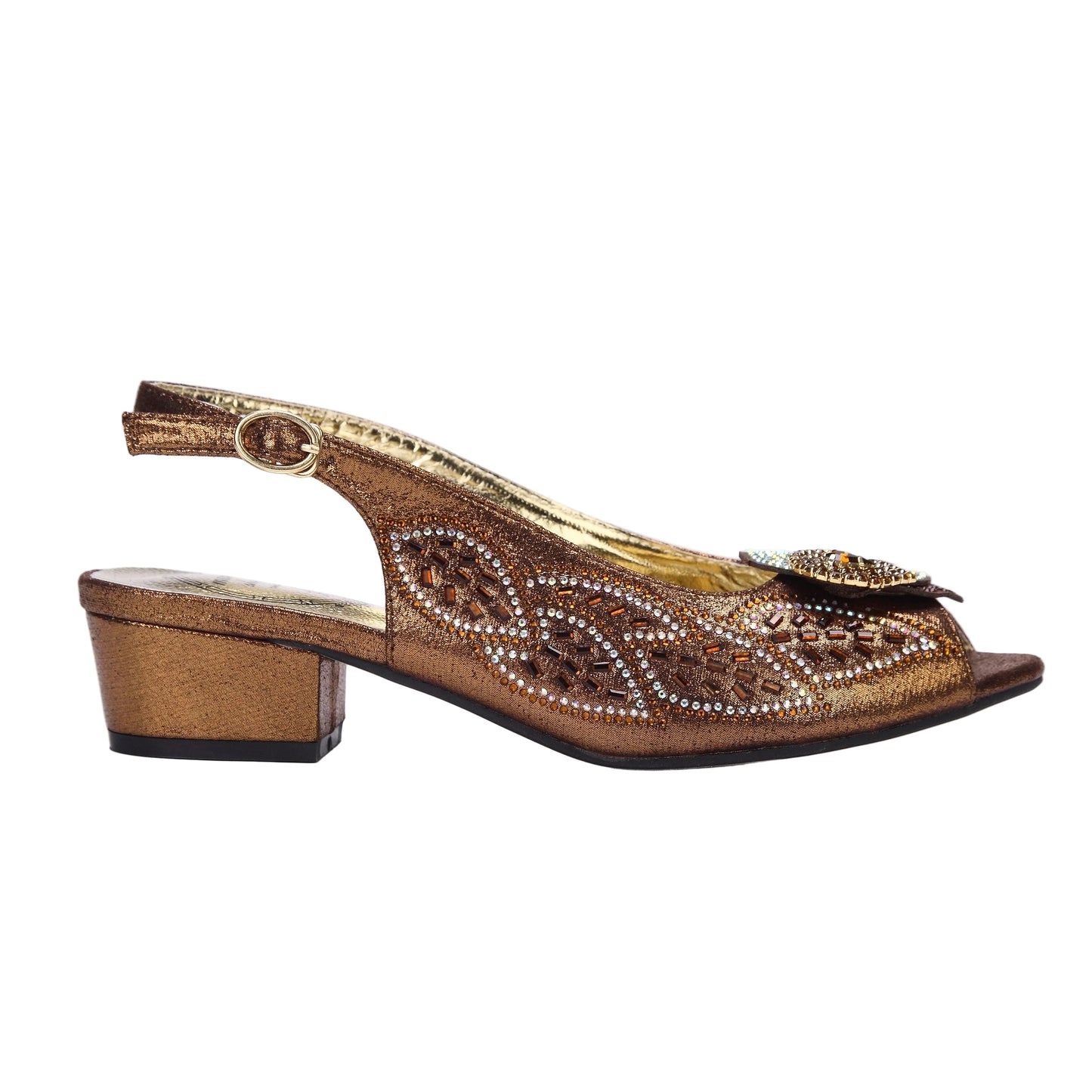 Elegant Low Heels Ladies Shoes And Bag Set - ED110