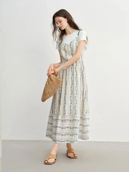 Textured Bead Sundress Fluid Tassel Resort Wear