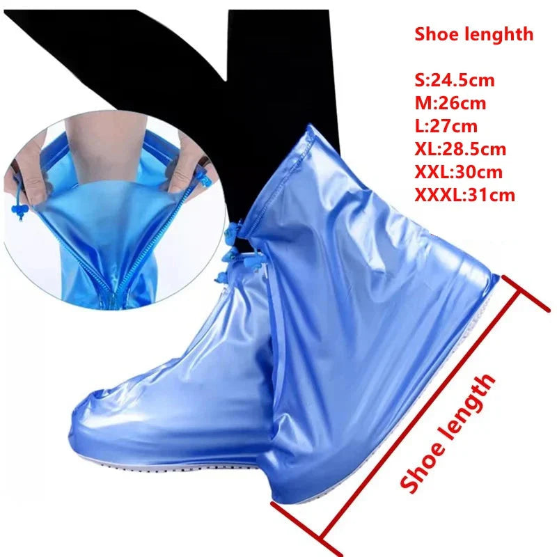 Reusable Waterproof Shoe Covers for Rain and Outdoor Use