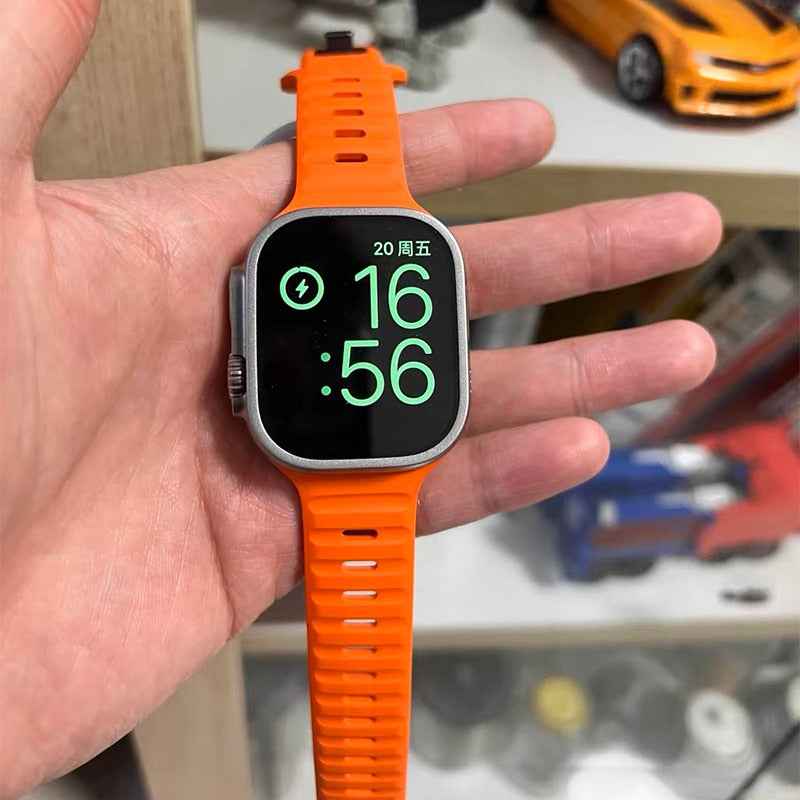 Silicone Sport Apple Watch Band Series 11/10/9/8/7/6/5/4/ SE / Ultra 1/2/3