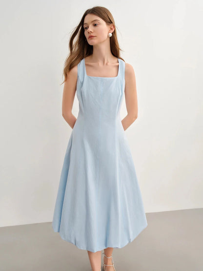 Elegant Plus Size Sleeveless Maxi High Waist Dress