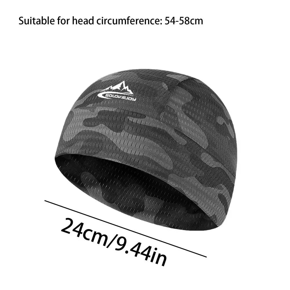 Breathable Cooling Skull Cap — Quick-Dry Cycling & Sports Helmet Liner