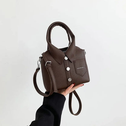 Square Compact Shoulder & Crossbody Bag | Unique Design High Quality Handbag for Women (Designer Style Bolso)