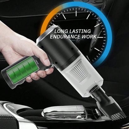 3-in-1 Portable Vacuum Cleaner – USB Rechargeable for Car & Home