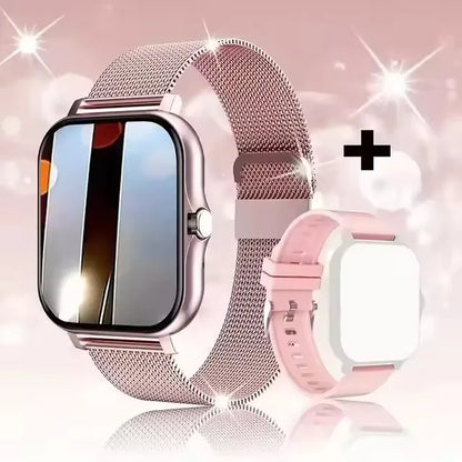 Full Touch Screen Fitness Smart Watch | Bluetooth Call, Heart Rate & Sleep Tracker