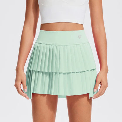 Minifalda plisada deportiva para mujer, faldas de tenis d...