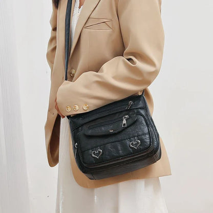 Neutral Style Rectangular Bag for Men and Women | Wide Capacity Casual Fashionable Single Shoulder Bag for Traveling