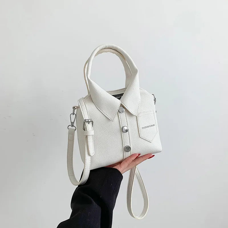Square Compact Shoulder & Crossbody Bag | Unique Design High Quality Handbag for Women (Designer Style Bolso)