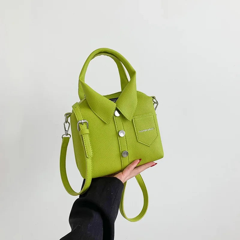 Square Compact Shoulder & Crossbody Bag | Unique Design High Quality Handbag for Women (Designer Style Bolso)