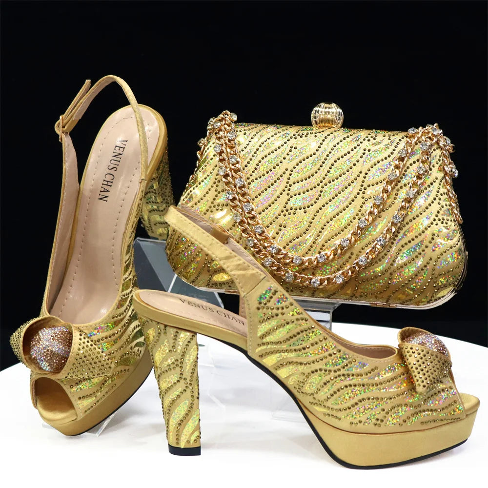 Latest Shoes and Matching Bags Set HJK1-58