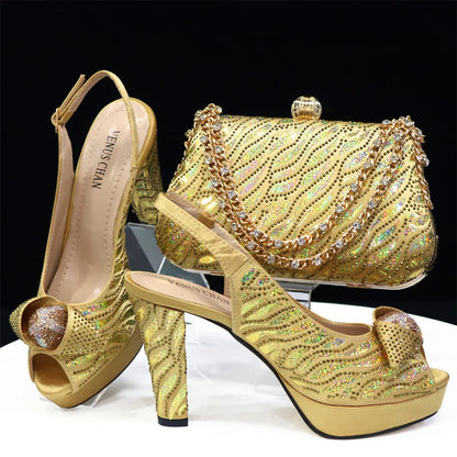 Latest Shoes and Matching Bags Set HJK1-58