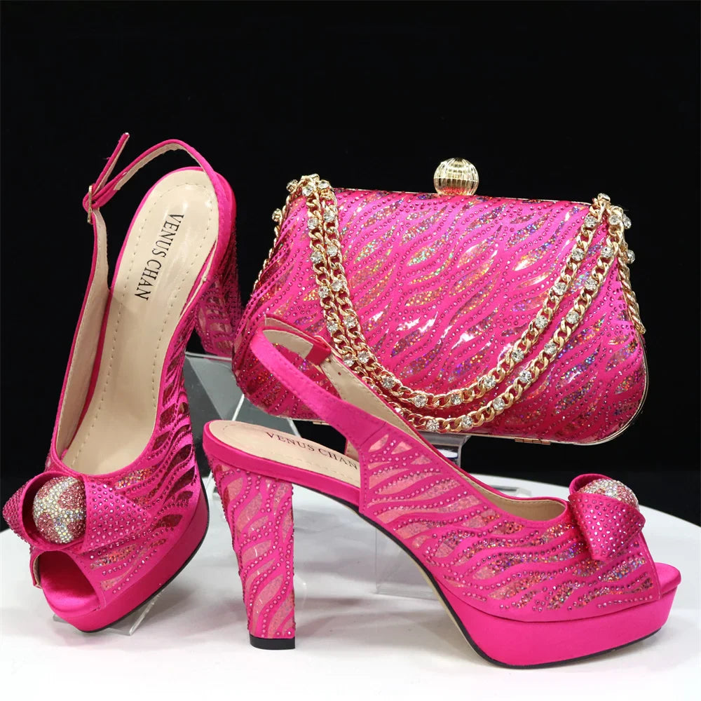 Latest Shoes and Matching Bags Set HJK1-58