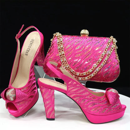 Latest Shoes and Matching Bags Set HJK1-58
