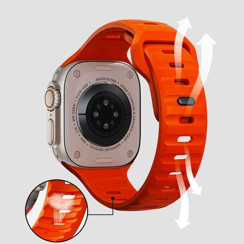 Silicone Sport Apple Watch Band Series 11/10/9/8/7/6/5/4/ SE / Ultra 1/2/3