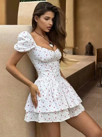Jasmin Puff Sleeve Summer Dress