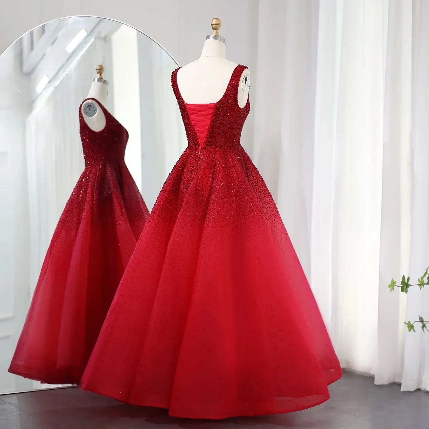 Holiday Cheer Crystal Ball Gown
