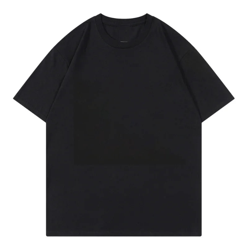 Men's 100% Cotton Solid Crew Neck T-Shirt — Casual Summer Tee