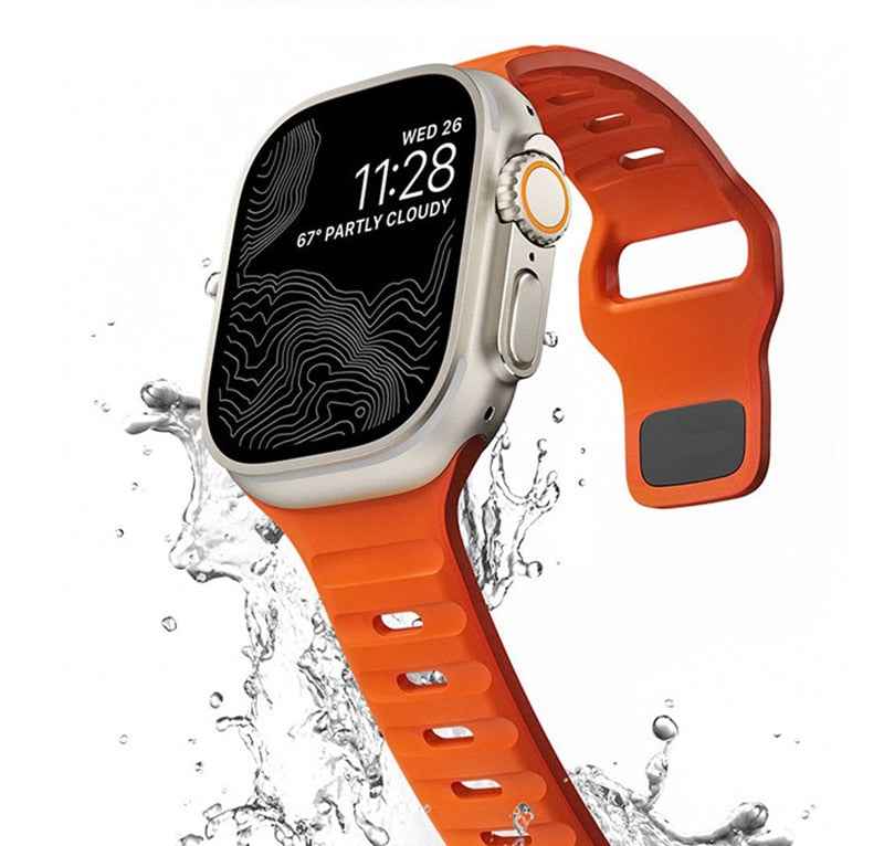 Silicone Sport Apple Watch Band Series 11/10/9/8/7/6/5/4/ SE / Ultra 1/2/3