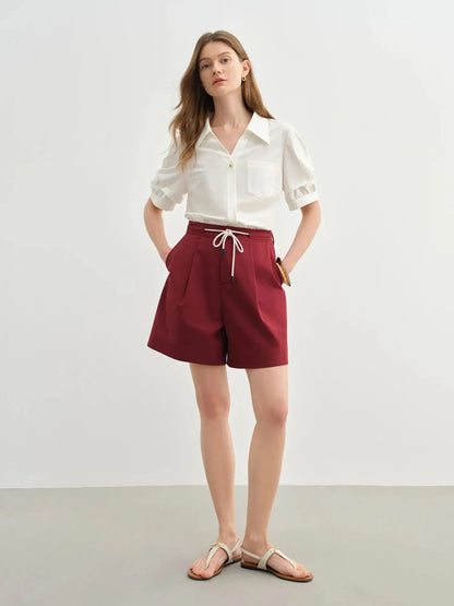 New Summer Loose Fit Drawstring Shorts