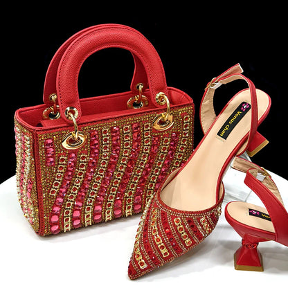 Matching Women Shoe and Bag Set ED130