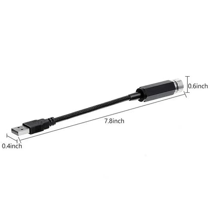 LED Starry Sky Lamp Car Laser Star Roof Light 5V USB Powered Galaxy Star Atmosphere Light Projector Lamp For Room Ceiling Decor