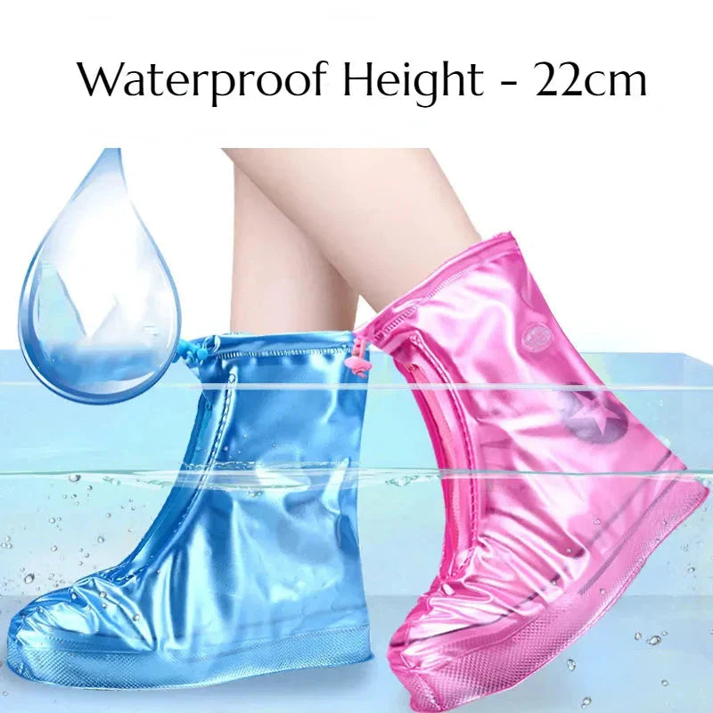 Reusable Waterproof Shoe Covers for Rain and Outdoor Use