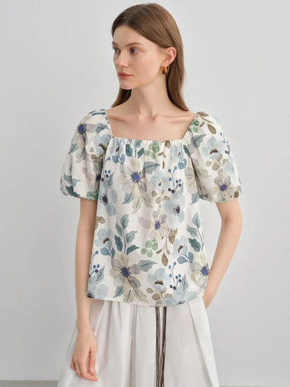 Floral Bud Two-Way Shirt