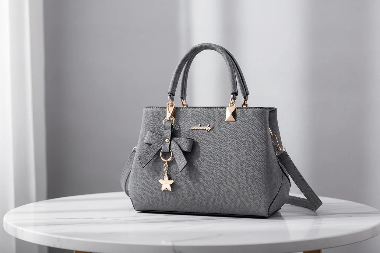 Flower Pendant Crossbody Handbag