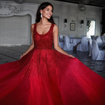 Holiday Cheer Crystal Ball Gown