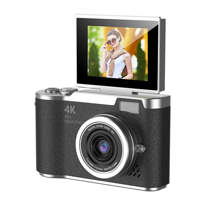 4K Digital Camera – 48MP, HD Rotating Screen, Autofocus & Beauty Mode