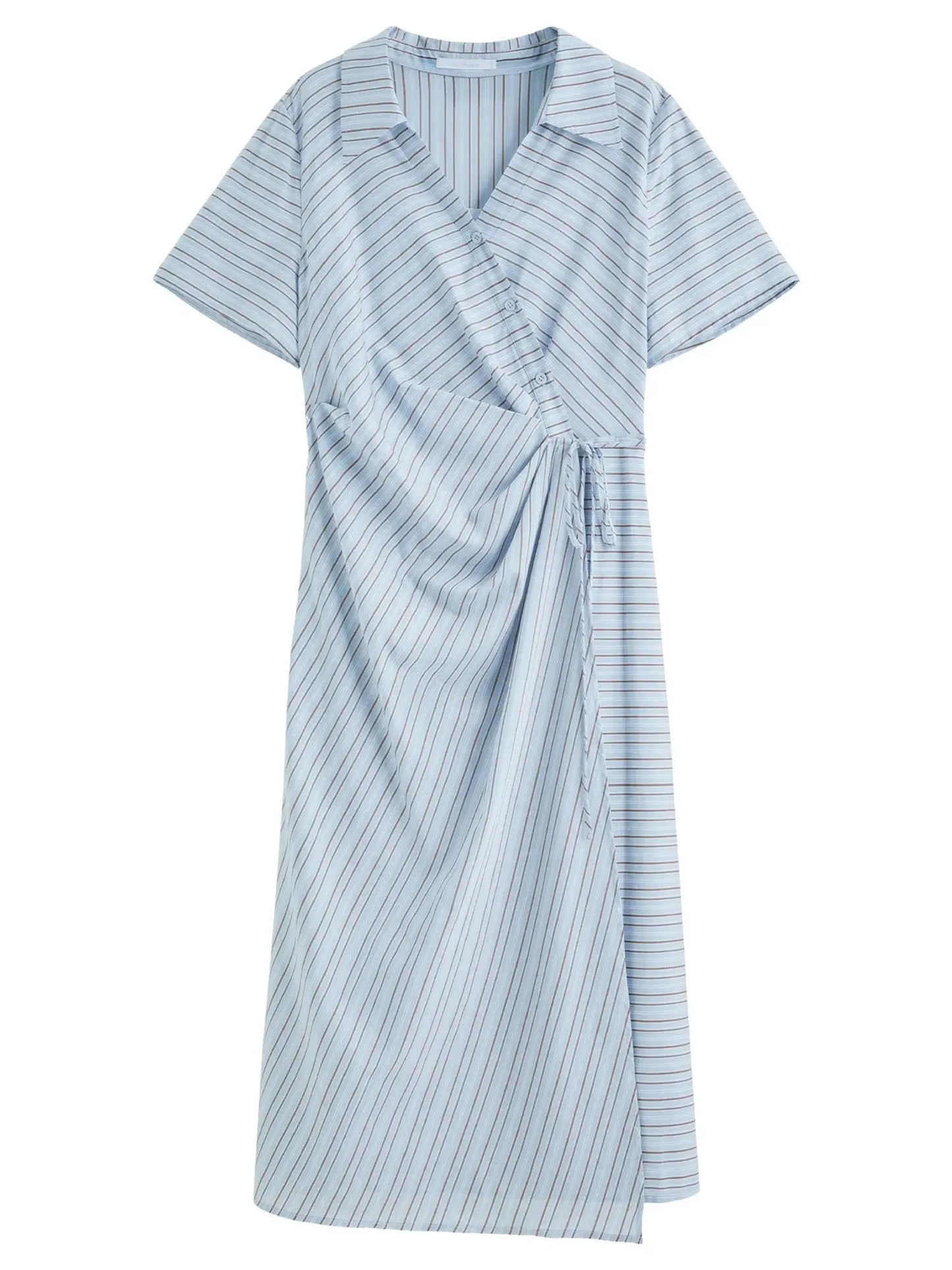 Women's Versatile Midi Shirt Dress