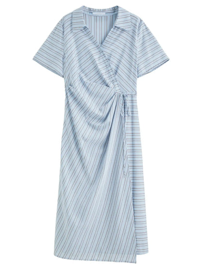Women's Versatile Midi Shirt Dress