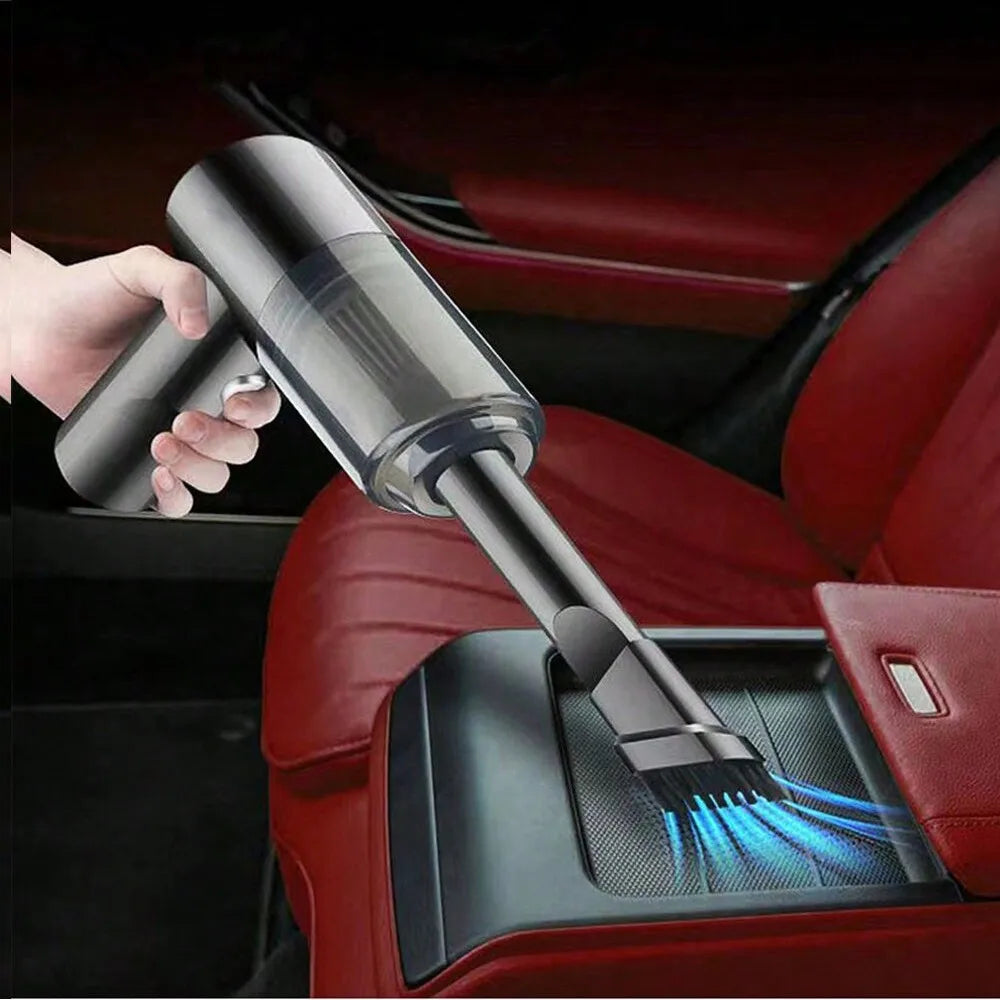 3-in-1 Portable Vacuum Cleaner – USB Rechargeable for Car & Home