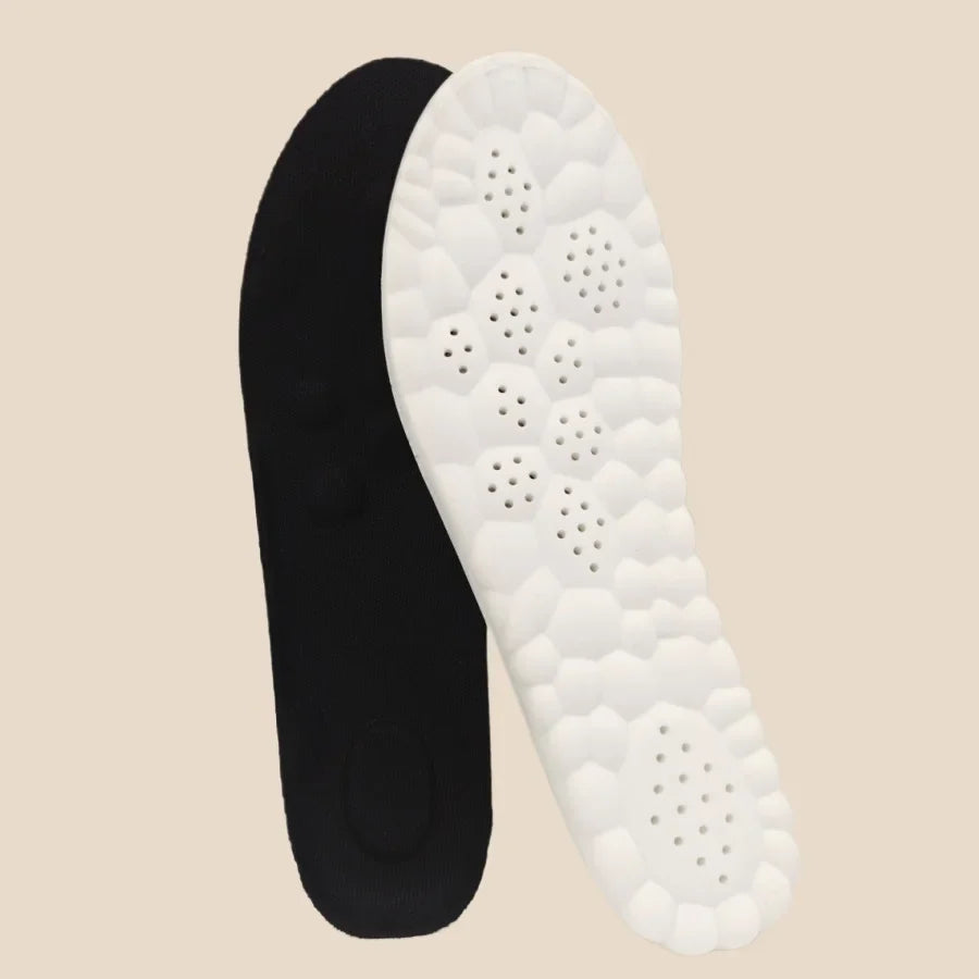 Insoles High Elasticity Latex Sport Soft Shoe Pads Arch Support Orthotic Insoles Breathable Deodorant Shock Absorption Cushion