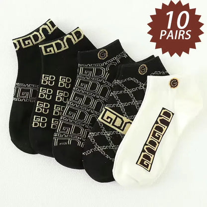 Men's Low-Cut Socks Multi-Pack | Breathable, Anti-Odor (5–20 Pairs)