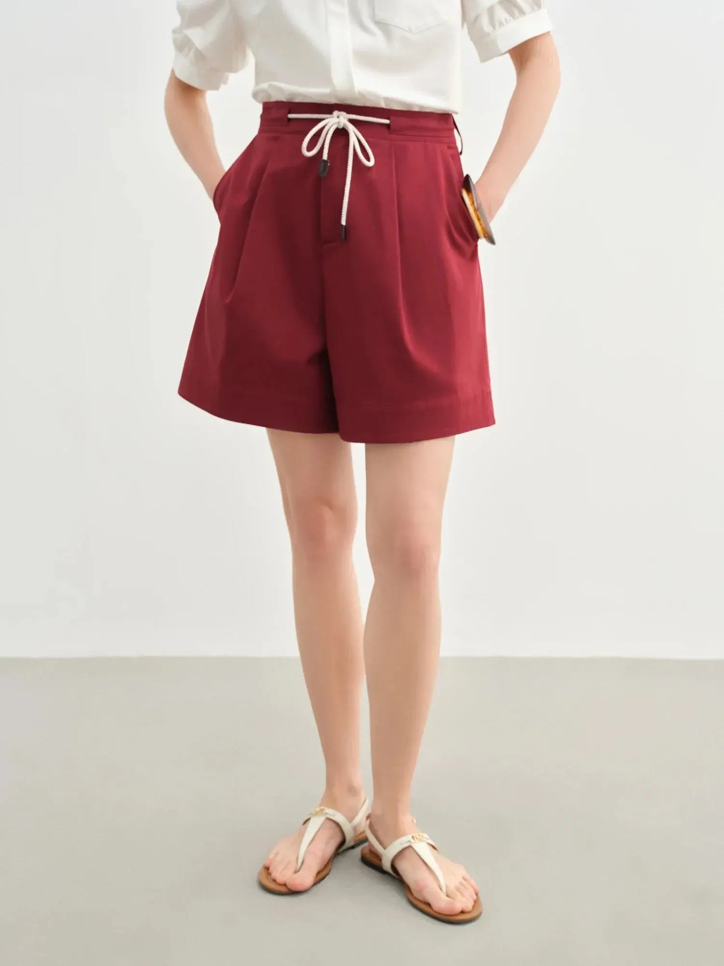 New Summer Loose Fit Drawstring Shorts