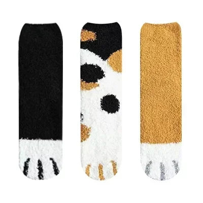 Cozy Pawfect Socks 3PC