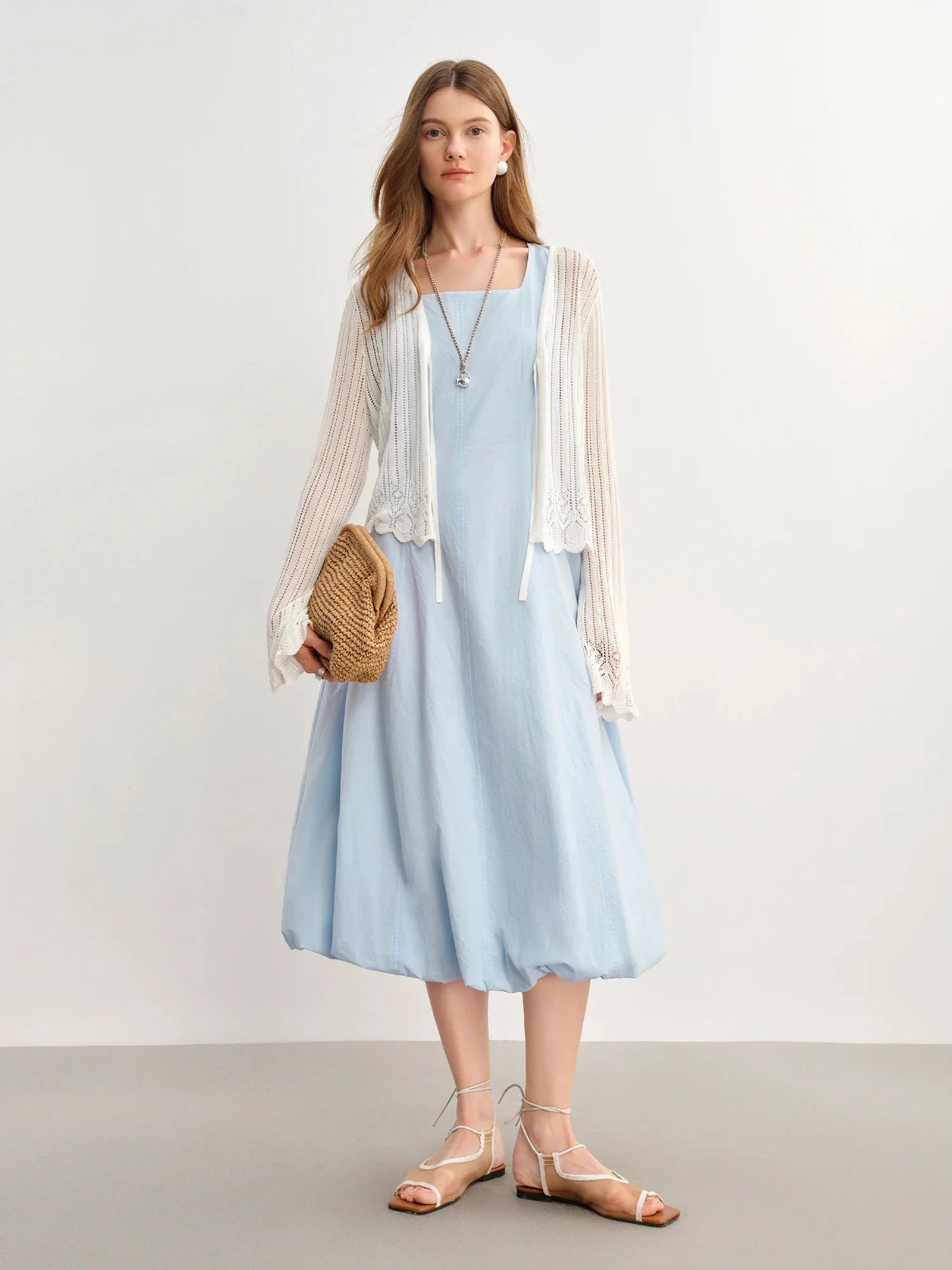 Elegant Plus Size Sleeveless Maxi High Waist Dress