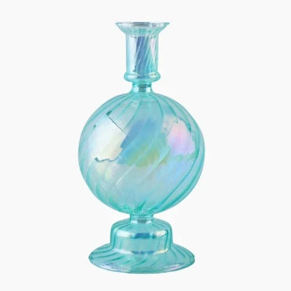 Floriddle Retro Candlesticks Taper Candle Holders Tall Candlesticks Decoration Party Glass Vase Home Decor Wedding Decoration