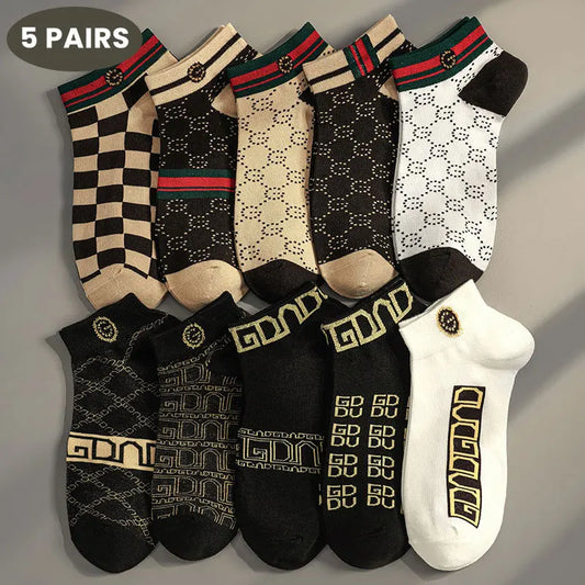 Men's Low-Cut Socks Multi-Pack | Breathable, Anti-Odor (5–20 Pairs)